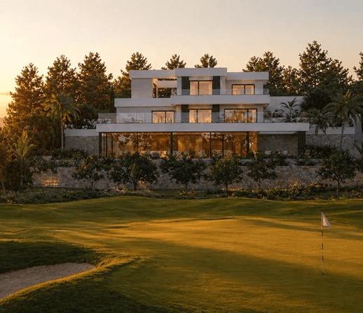 Luxury villa near golf course in Costa Blanca with open views