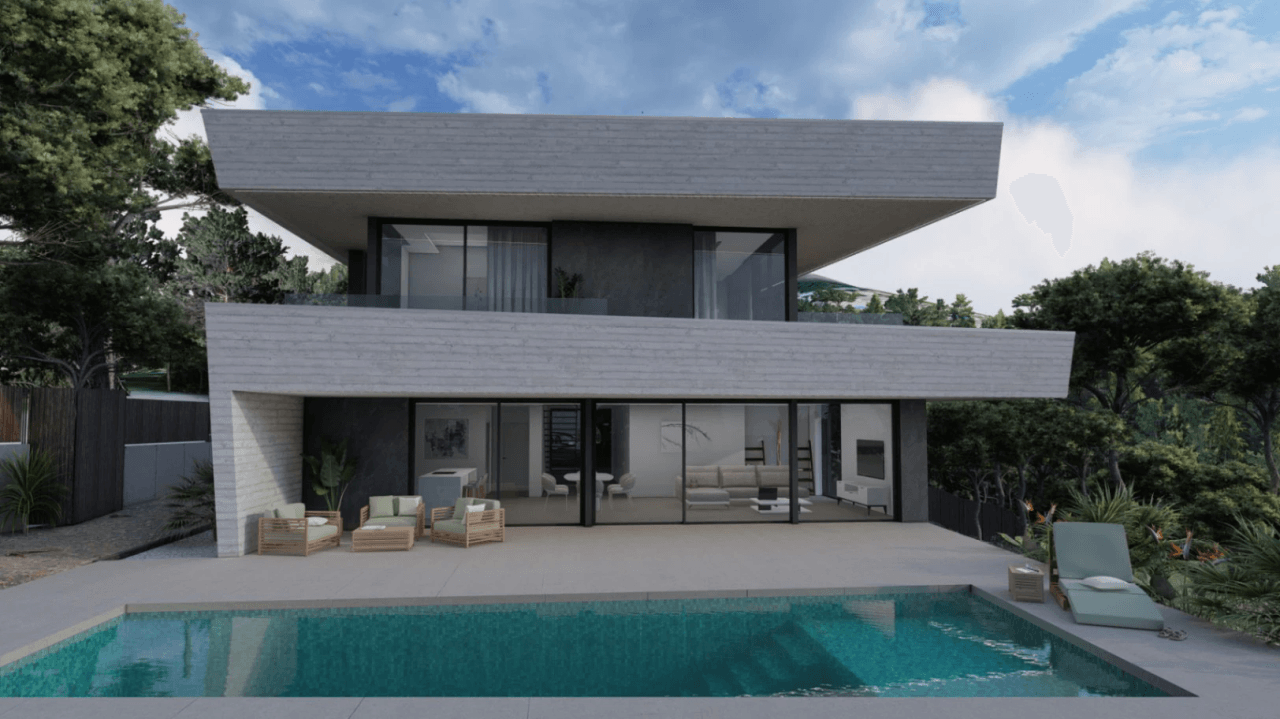 Modern Villa in Altea with Mediterranean Sea Views