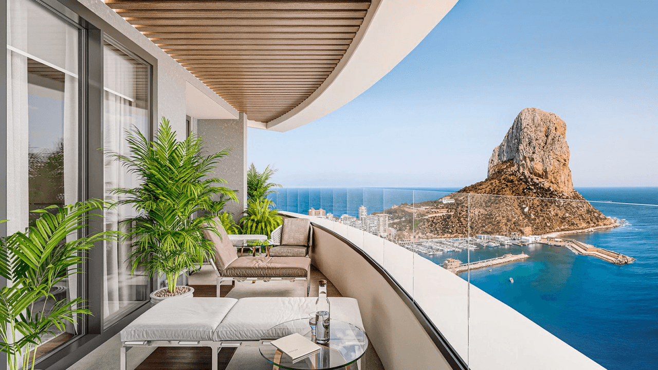 Modern 3 Bedroom Apartments for Sale in Calpe With Sea Views