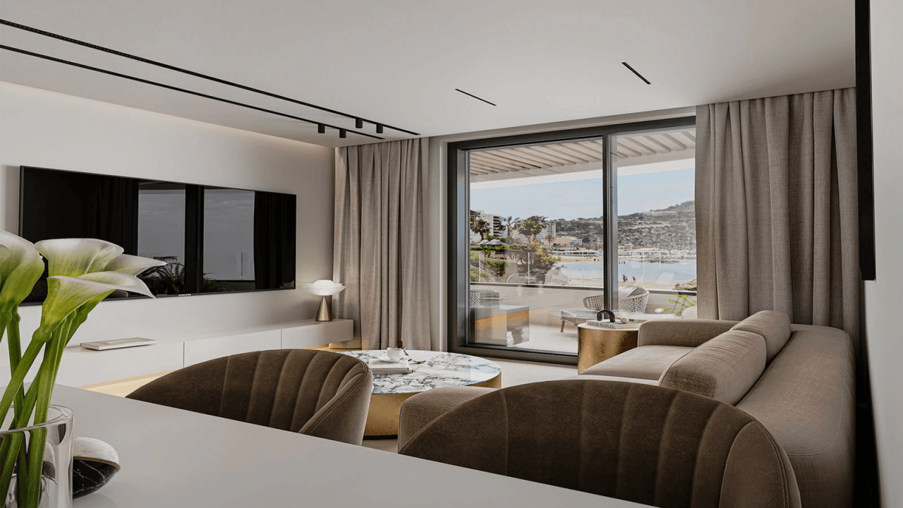 Modern 3 Bedroom Apartments for Sale in Calpe With Sea Views