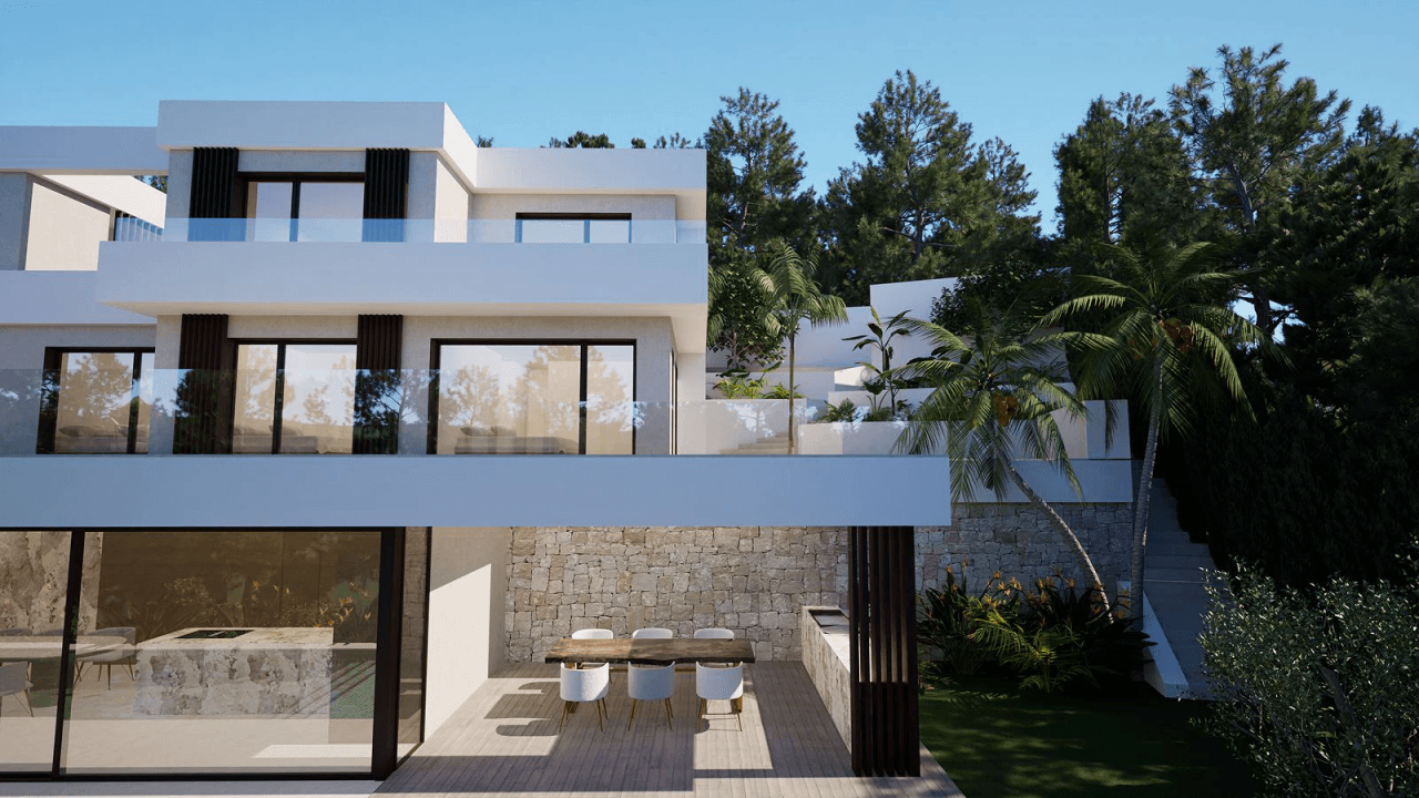 Frontline Golf Villa in Altea la Vella with Exclusive Privacy and Open Views