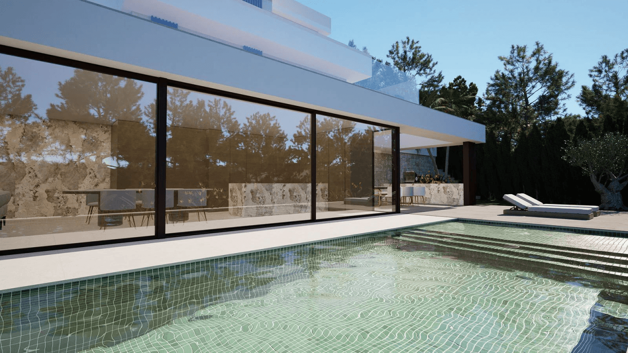 Frontline Golf Villa in Altea la Vella with Exclusive Privacy and Open Views