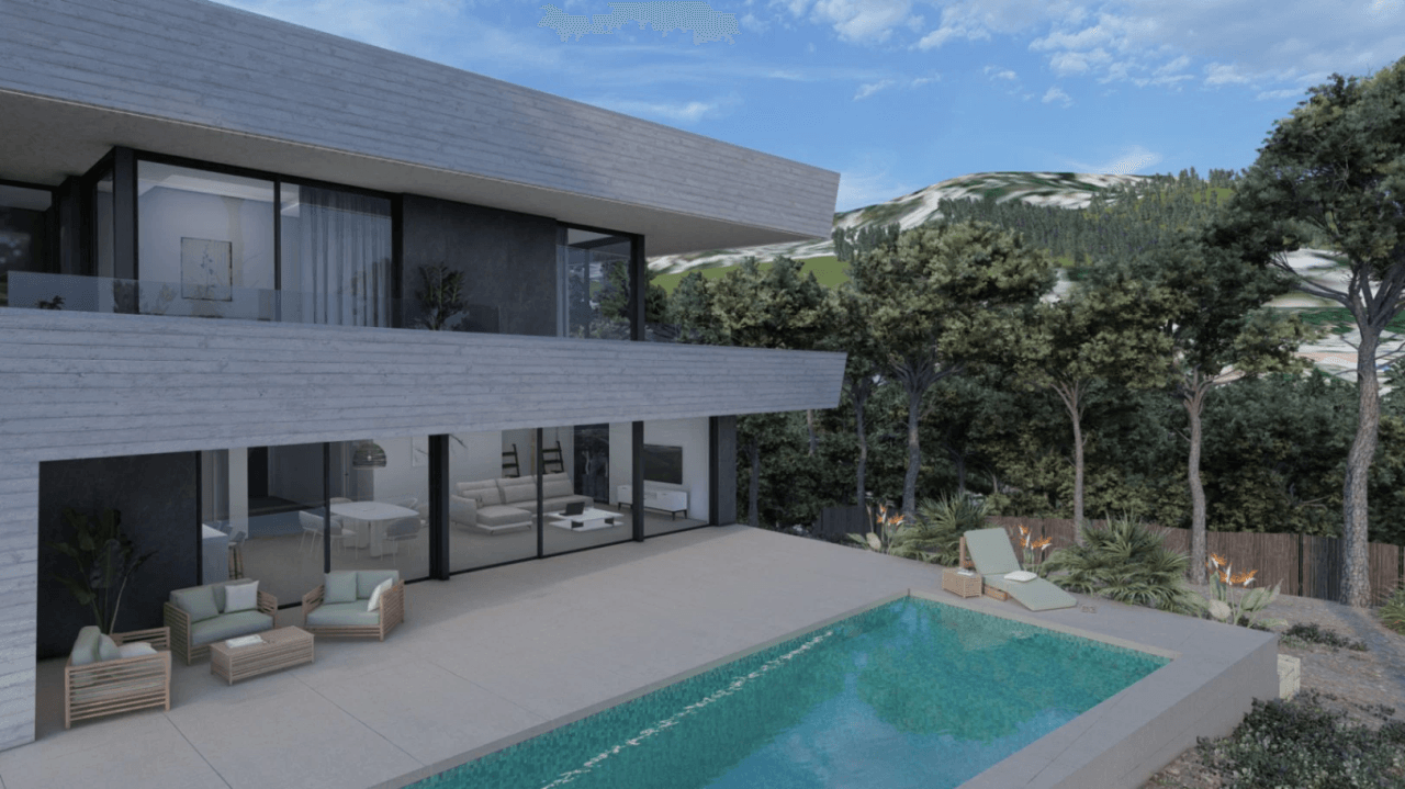 Modern Villa in Altea with Mediterranean Sea Views