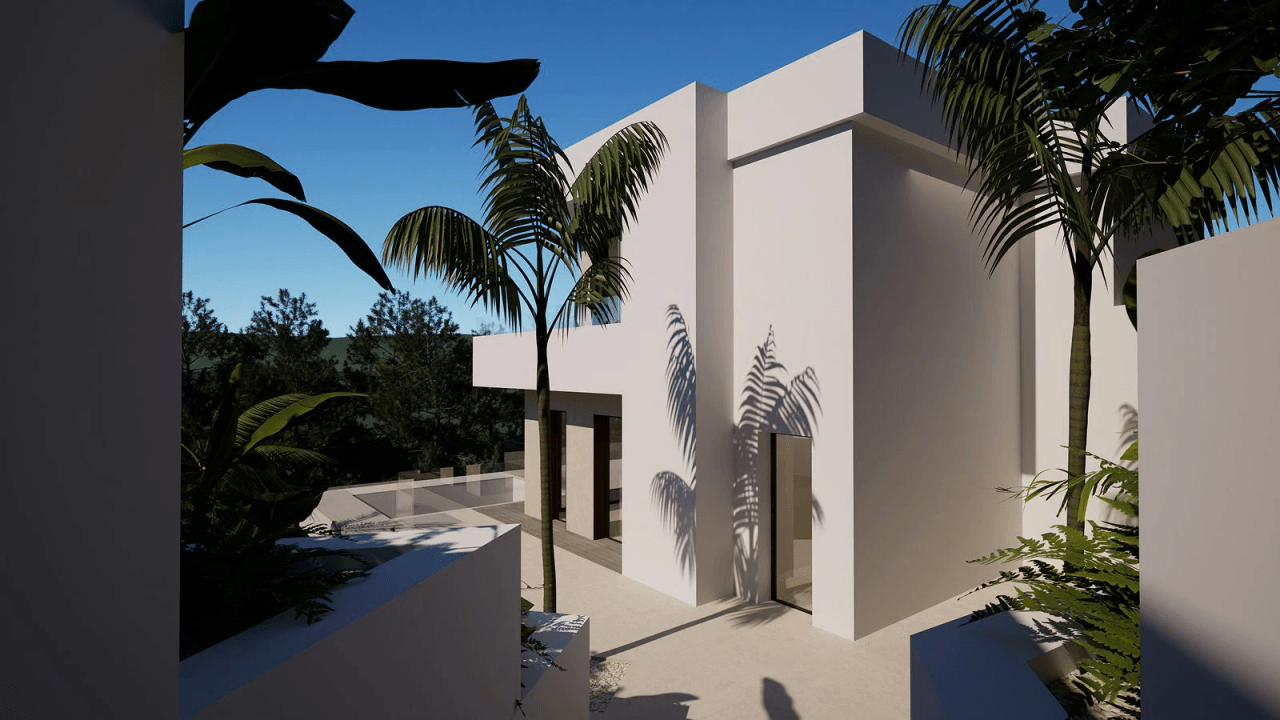 Frontline Golf Villa in Altea la Vella with Exclusive Privacy and Open Views