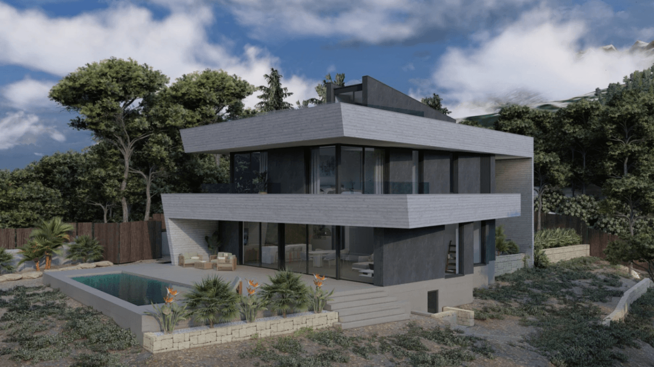 Modern Villa in Altea with Mediterranean Sea Views