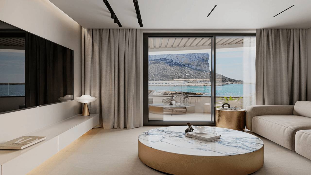 Modern 3 Bedroom Apartments for Sale in Calpe With Sea Views