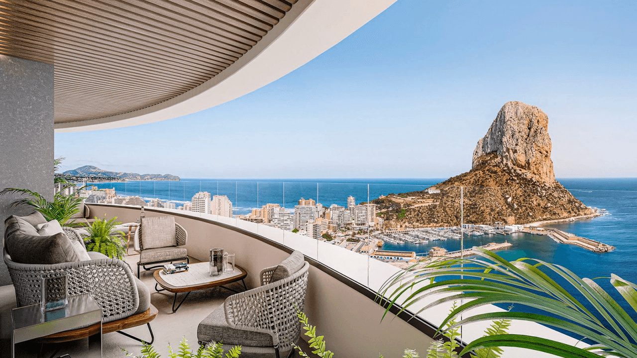 Modern 3 Bedroom Apartments for Sale in Calpe With Sea Views