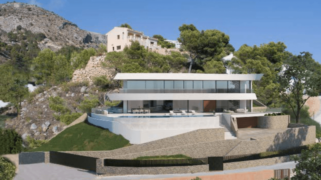 Ultra-Modern Luxury Villa with Panoramic Sea Views for Sale in Altea