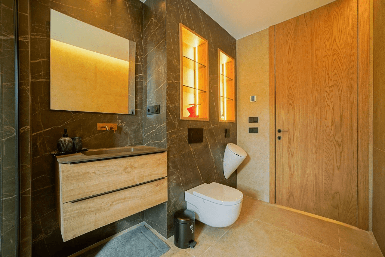 Impressive luxury villa in a minimalist style that combines luxury and comfort.