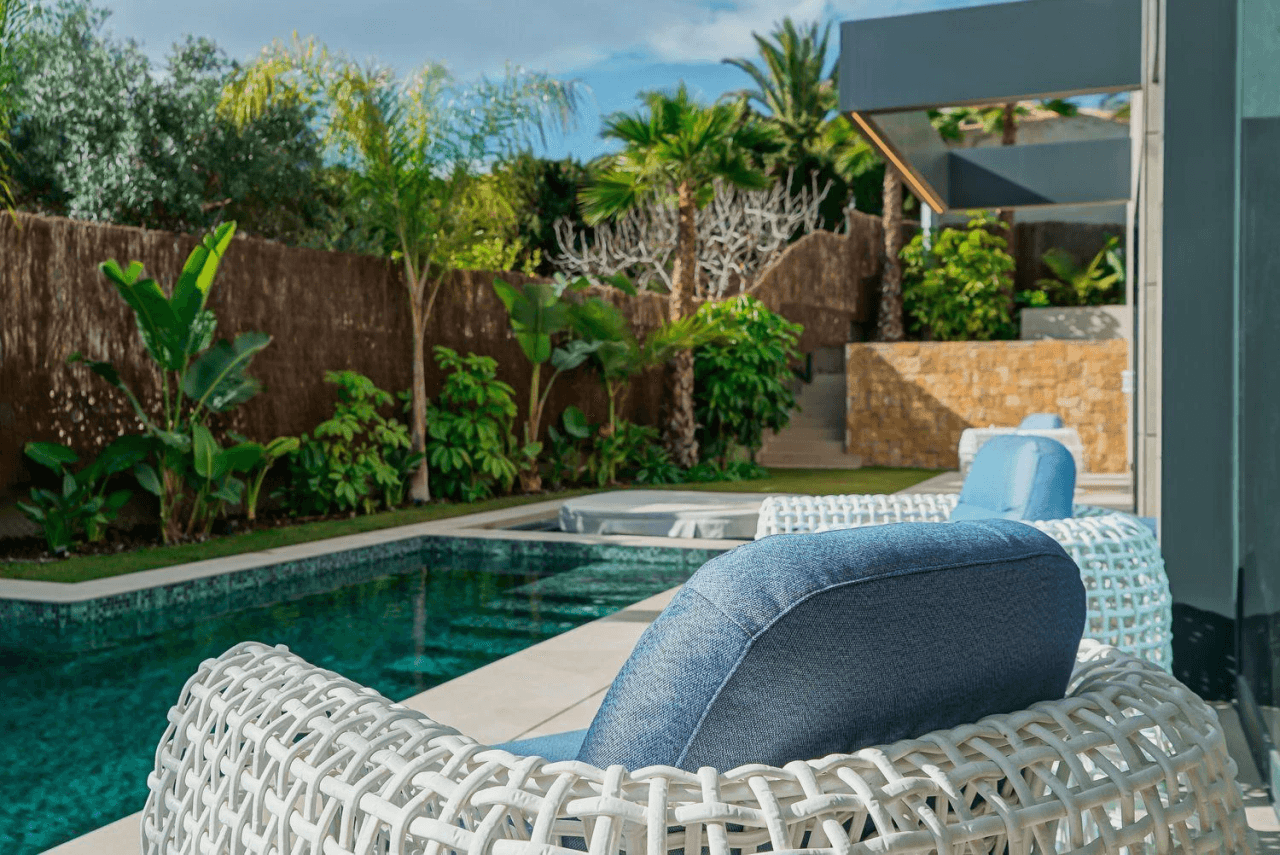Impressive luxury villa in a minimalist style that combines luxury and comfort.