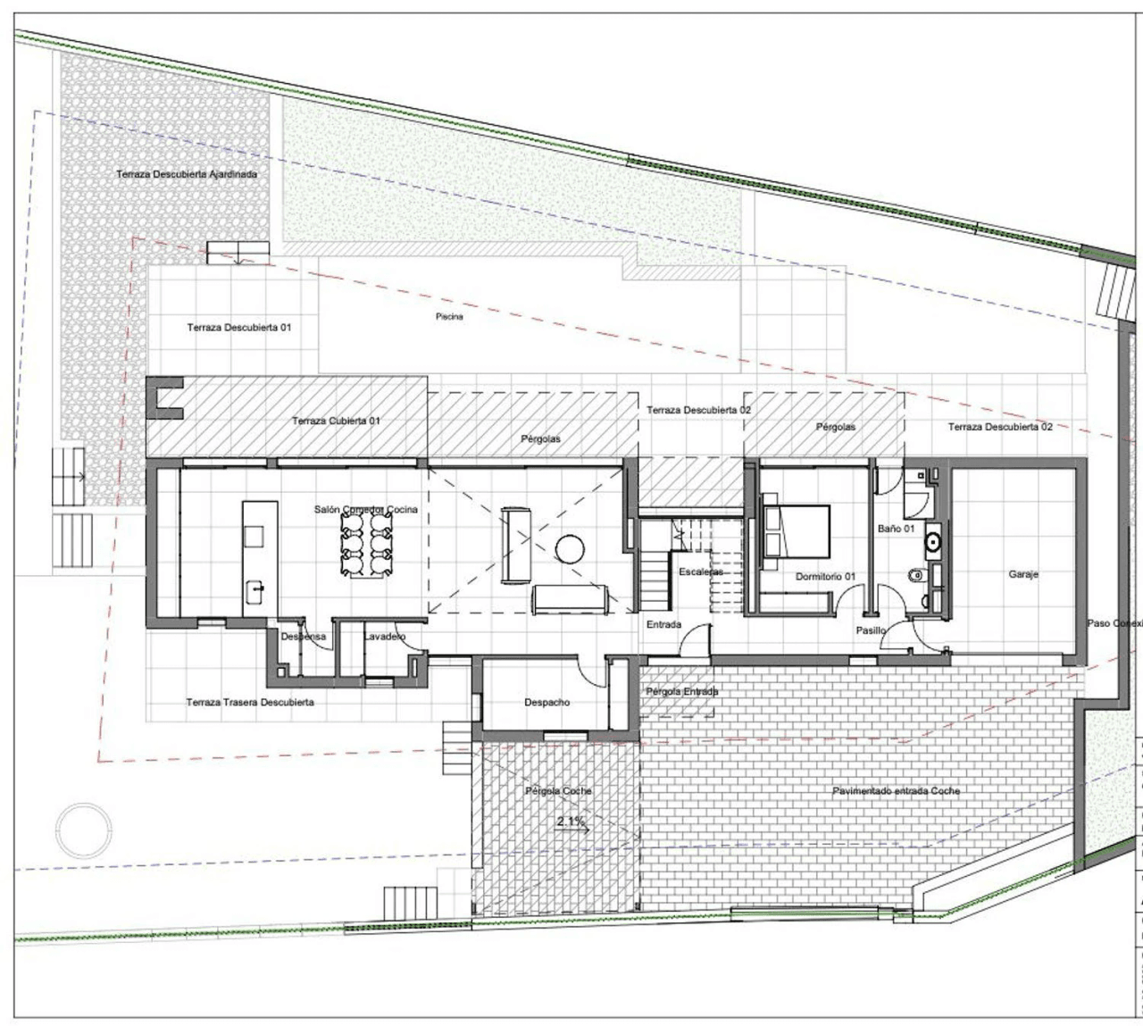 Impressive luxury villa in a minimalist style that combines luxury and comfort.