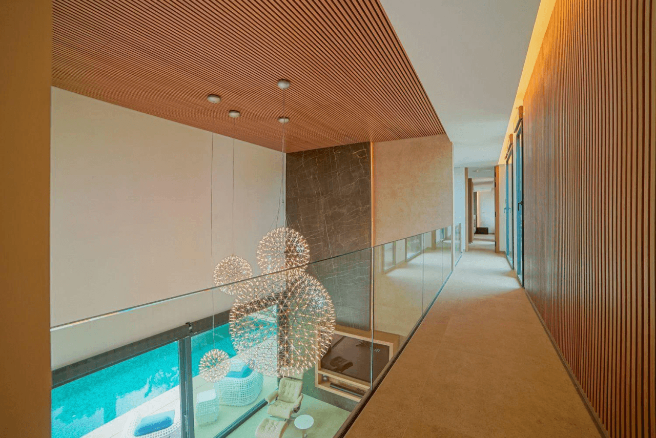 Impressive luxury villa in a minimalist style that combines luxury and comfort.