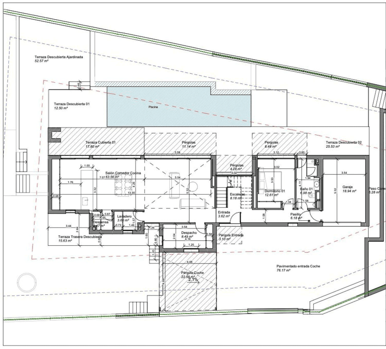 Impressive luxury villa in a minimalist style that combines luxury and comfort.