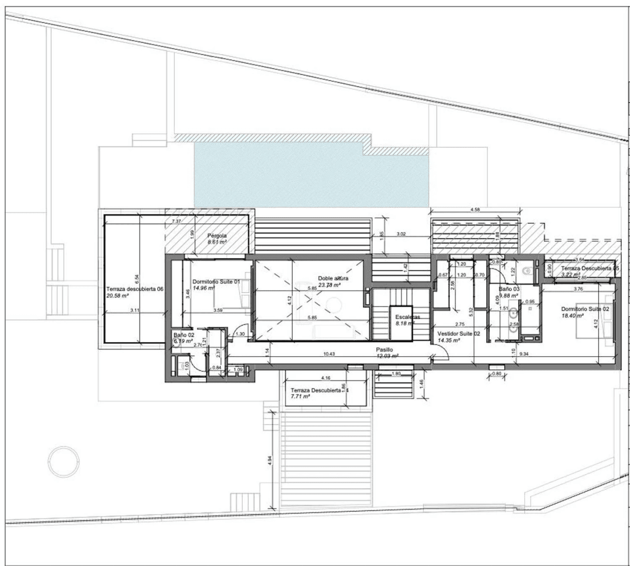 Impressive luxury villa in a minimalist style that combines luxury and comfort.