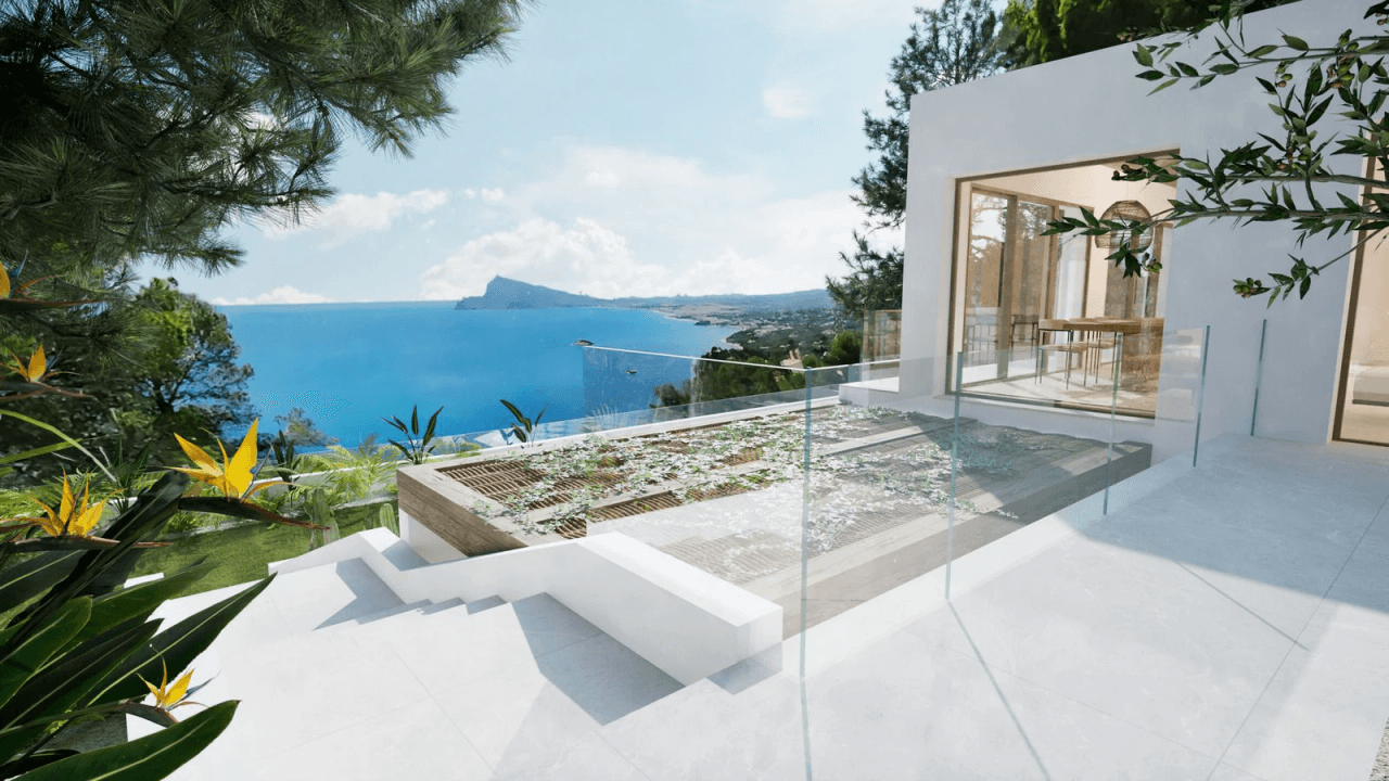 Renovated Front Villa in Altea Hills with Panoramic Sea Views