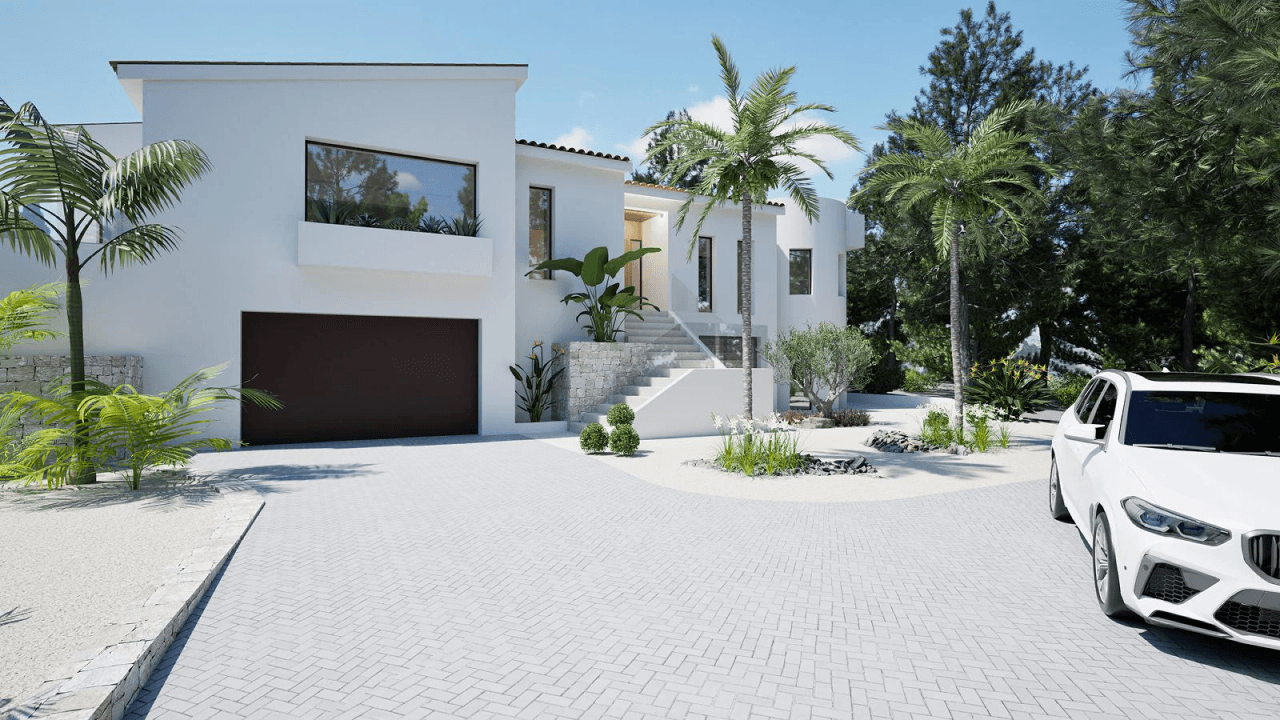 Elegant Villa with Guest Apartment by the Golf Course