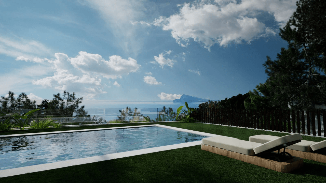 Modern luxury villa with panoramic sea views in exclusive Altea Hills