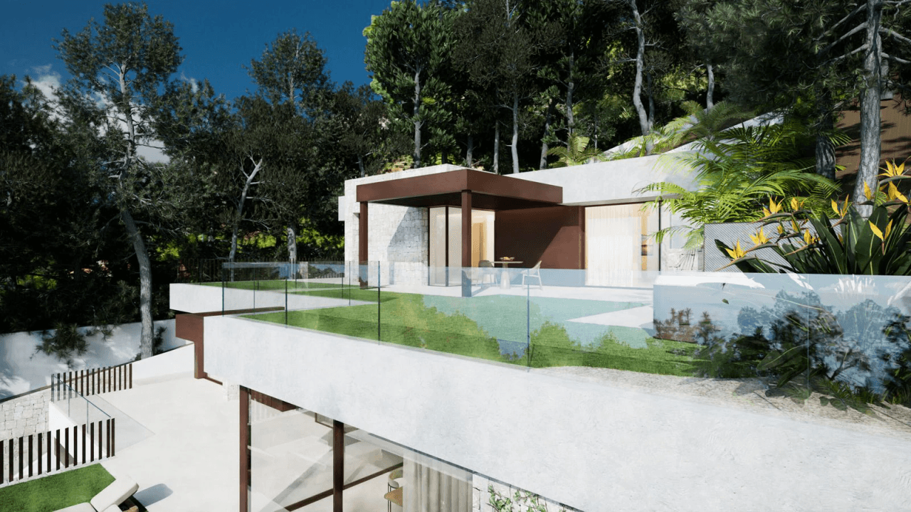 Modern luxury villa with panoramic sea views in exclusive Altea Hills