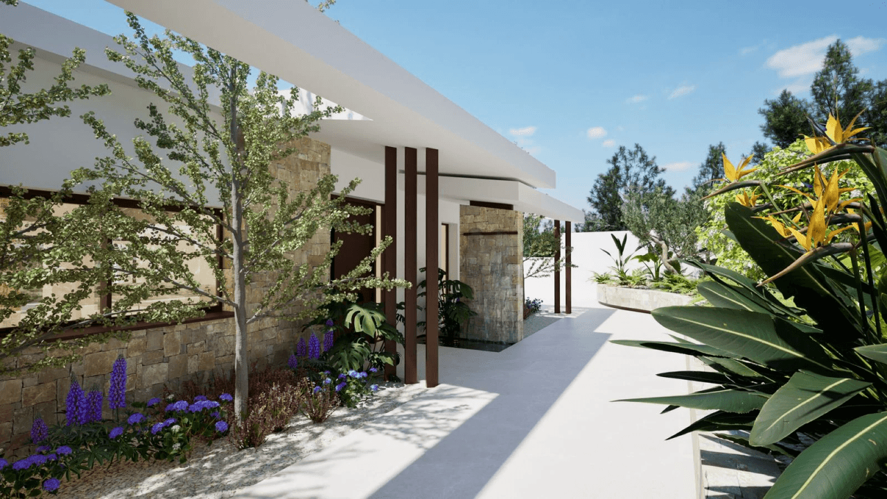 Luxury villa in Altea Golf Club with panoramic views
