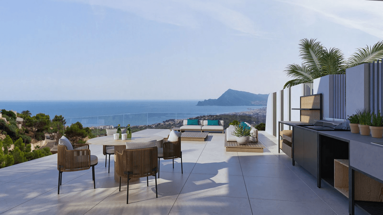 Moderne luksusvilla med havutsikt i Altea | Villa Hannya