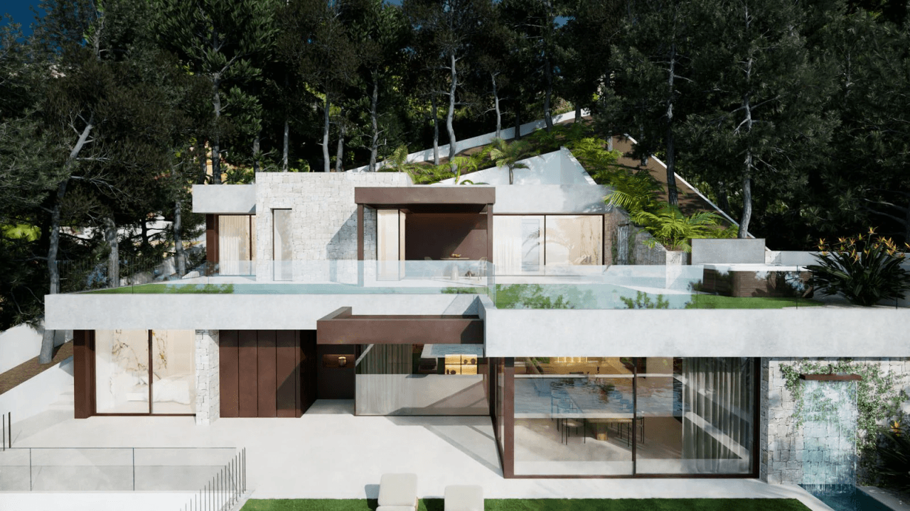 Modern luxury villa with panoramic sea views in exclusive Altea Hills