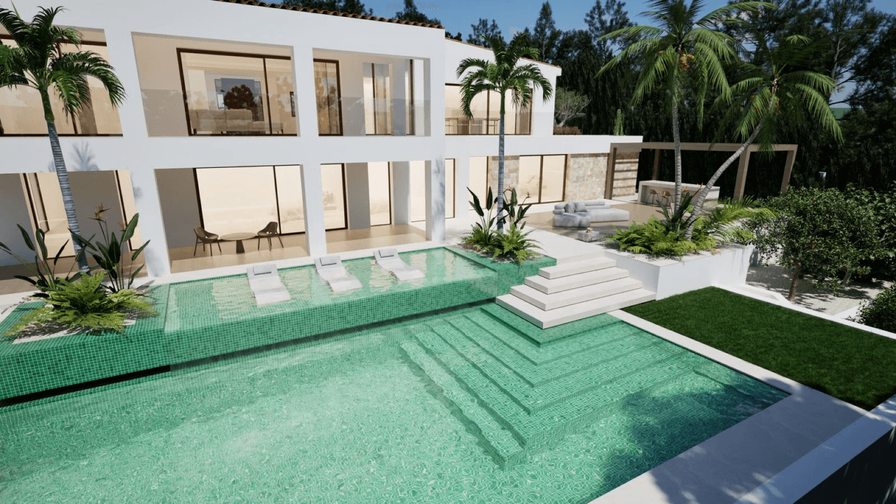 Luxury villa in Altea Golf Club with panoramic views
