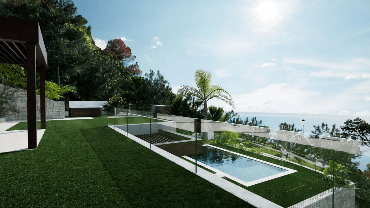 Modern luxury villa with panoramic sea views in exclusive Altea Hills