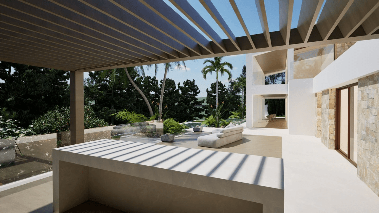 Luxury villa in Altea Golf Club with panoramic views