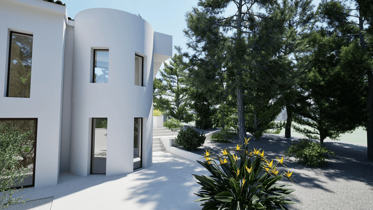 Elegant Villa with Guest Apartment by the Golf Course