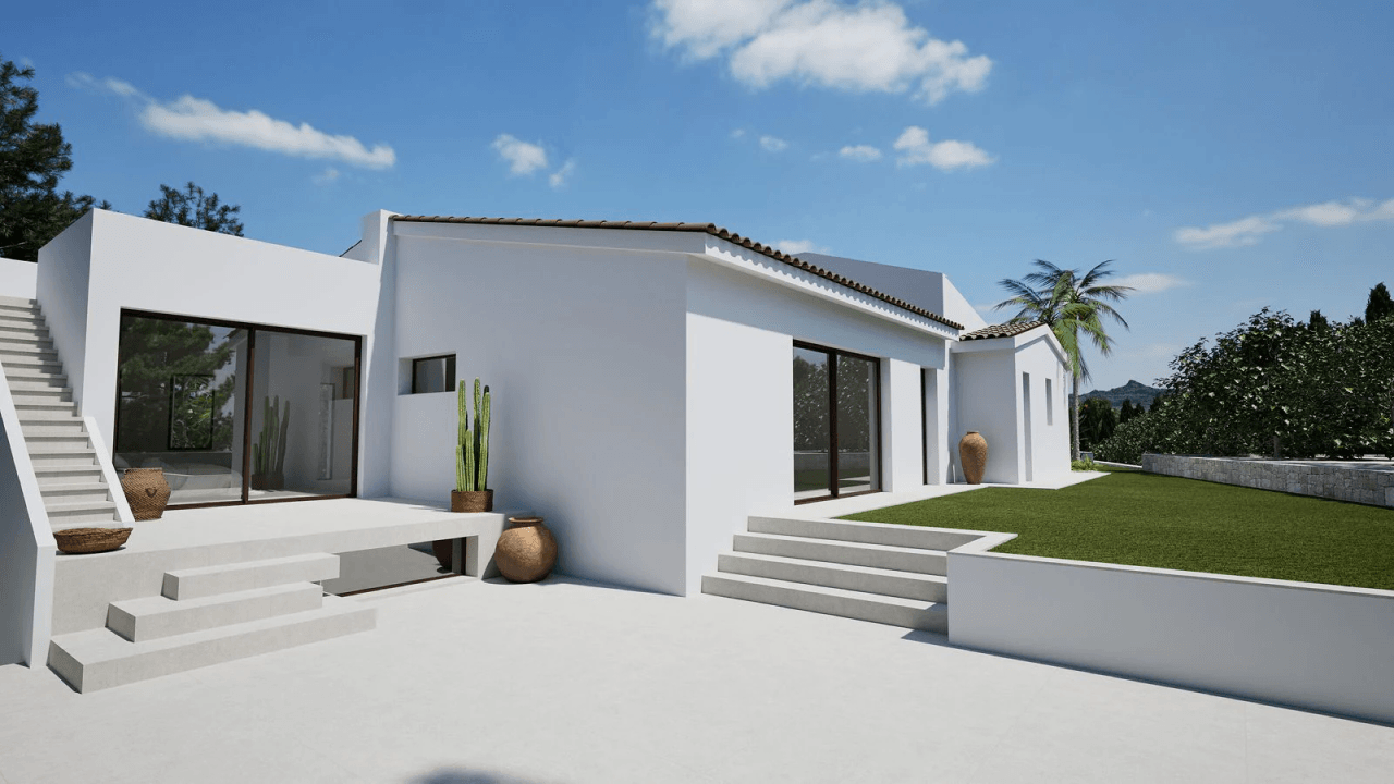 Elegant Villa with Guest Apartment by the Golf Course