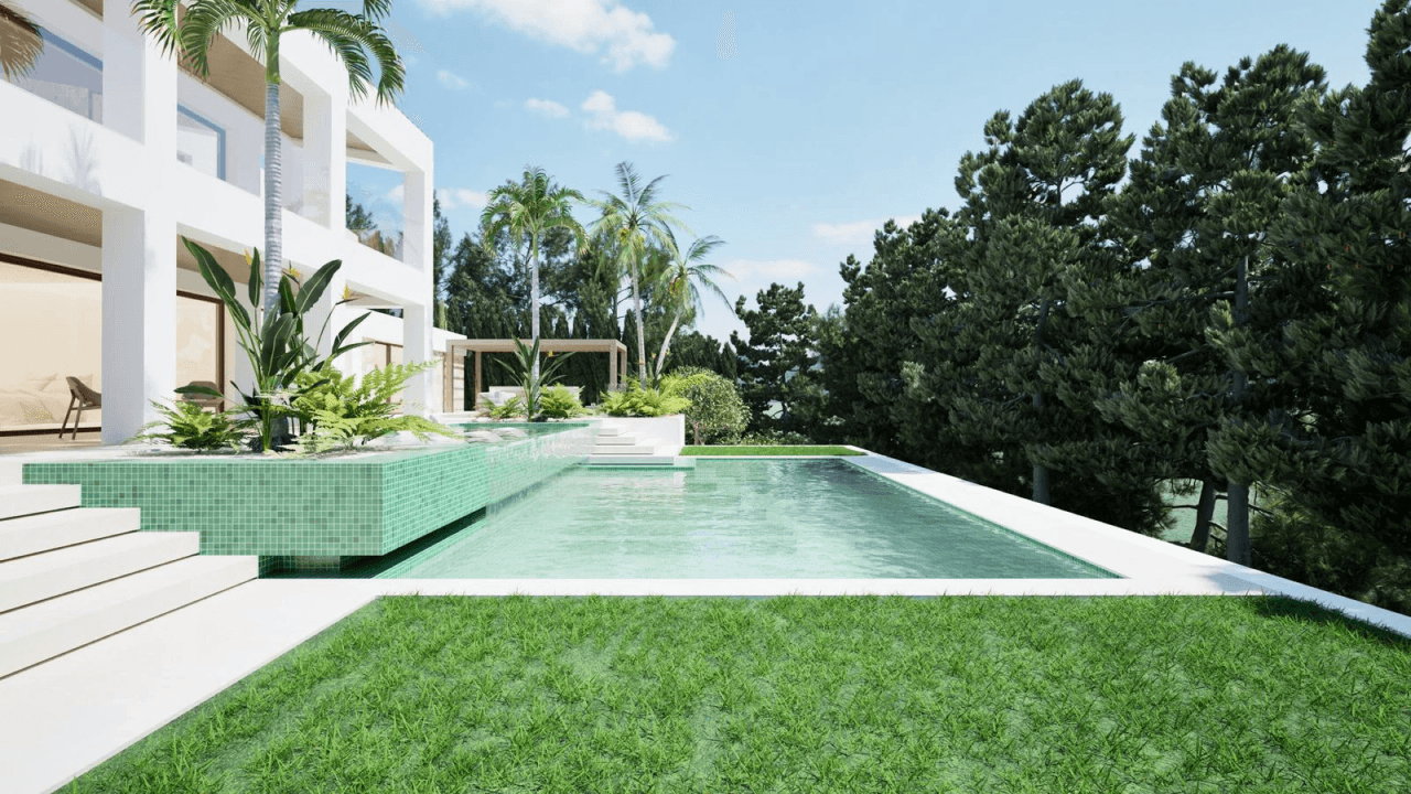 Luxury villa in Altea Golf Club with panoramic views