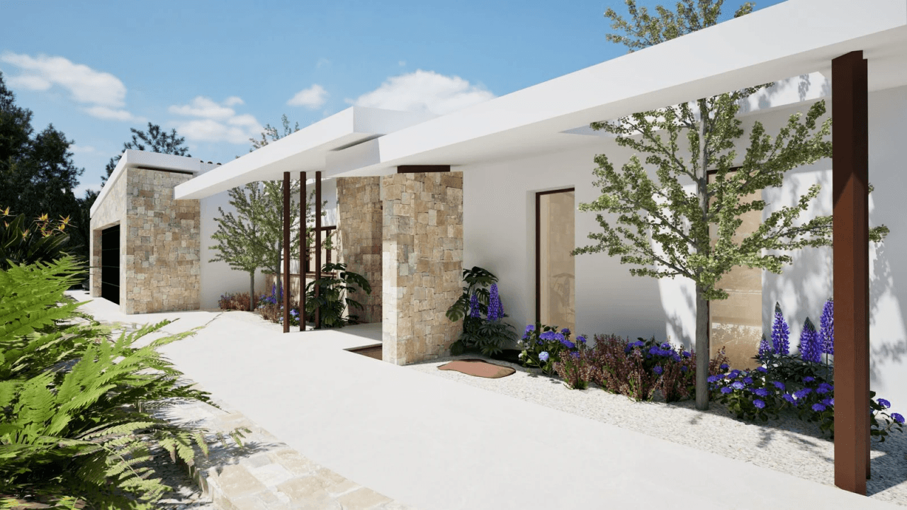 Luxury villa in Altea Golf Club with panoramic views