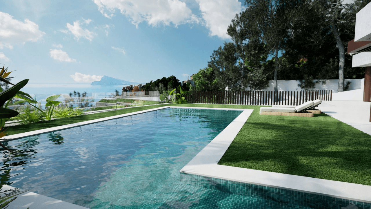Modern luxury villa with panoramic sea views in exclusive Altea Hills