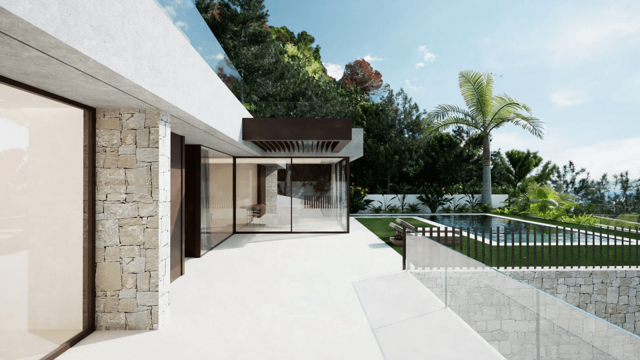 Modern luxury villa with panoramic sea views in exclusive Altea Hills