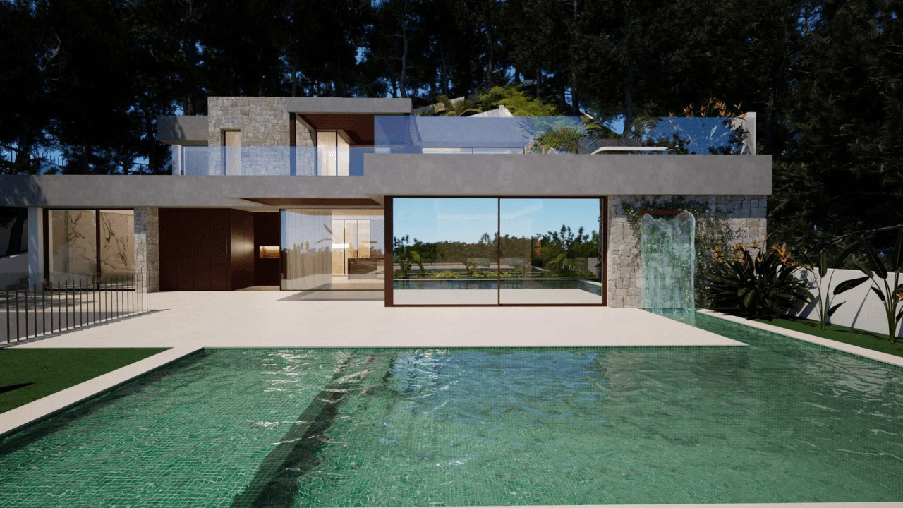 Modern luxury villa with panoramic sea views in exclusive Altea Hills