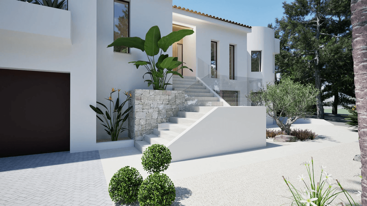 Elegant Villa with Guest Apartment by the Golf Course