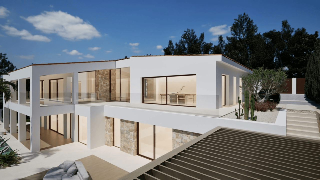 Luxury villa in Altea Golf Club with panoramic views