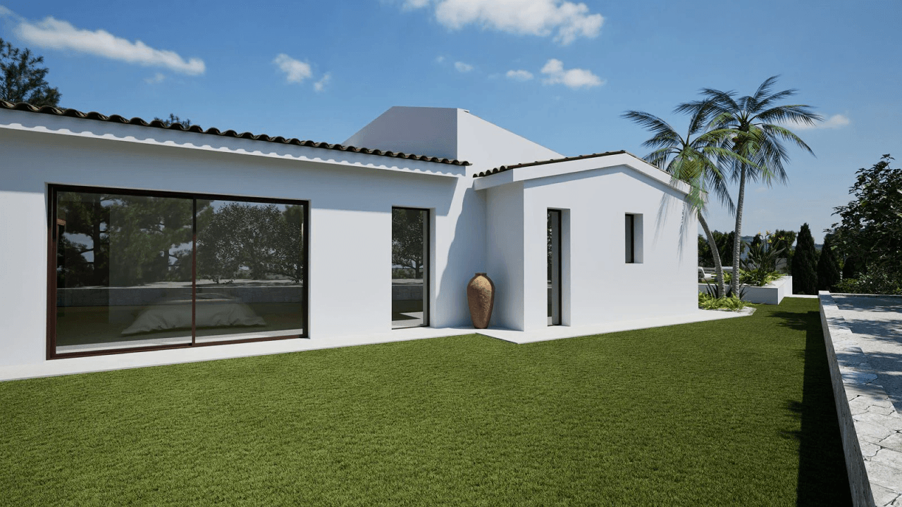 Elegant Villa with Guest Apartment by the Golf Course
