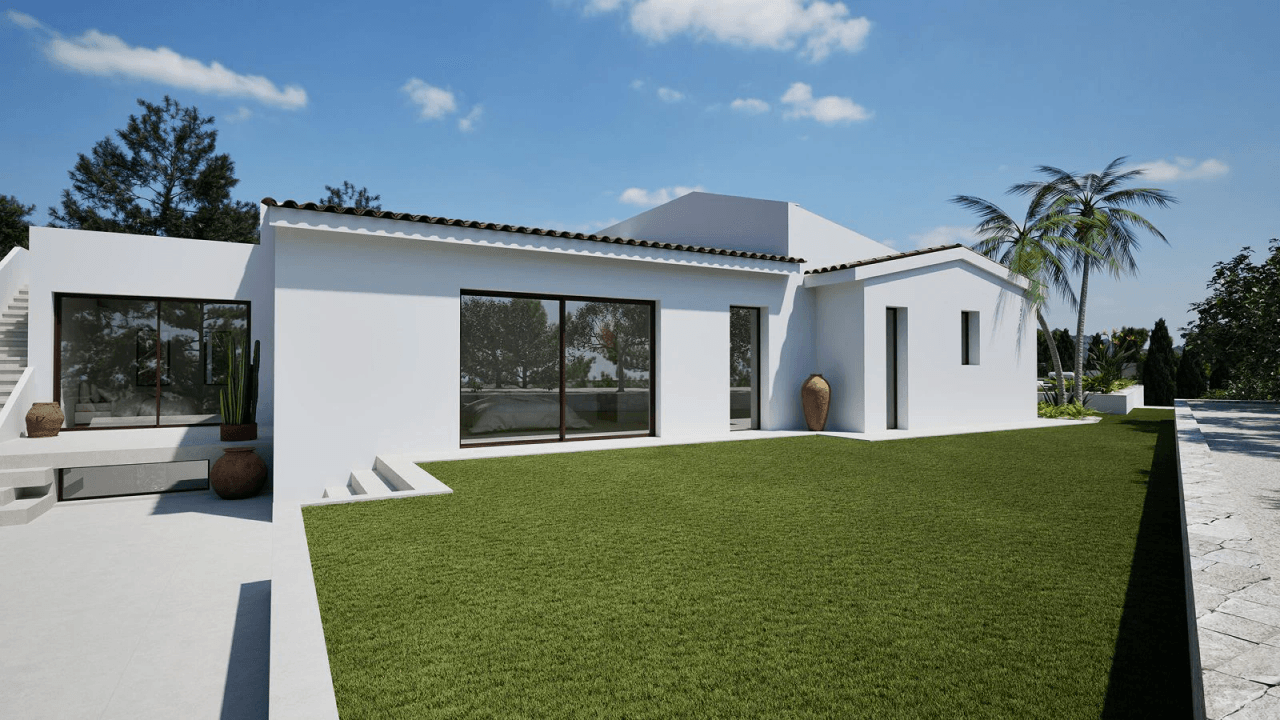 Elegant Villa with Guest Apartment by the Golf Course