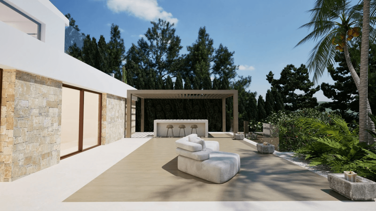 Luxury villa in Altea Golf Club with panoramic views