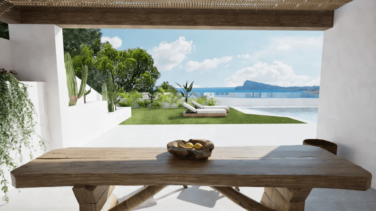 Renovated Front Villa in Altea Hills with Panoramic Sea Views