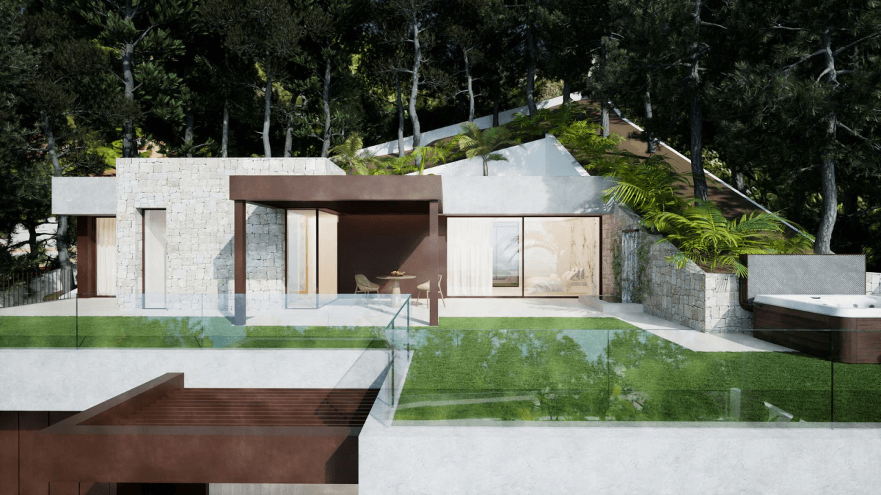 Modern luxury villa with panoramic sea views in exclusive Altea Hills