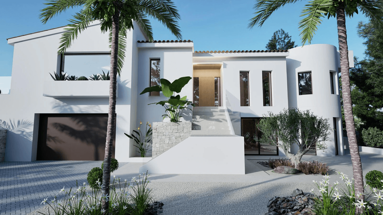 Elegant Villa with Guest Apartment by the Golf Course