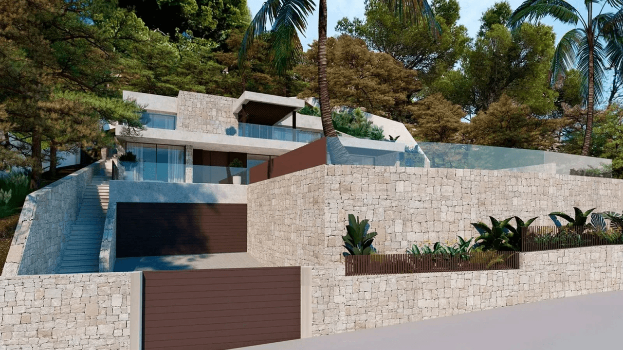 Modern luxury villa with panoramic sea views in exclusive Altea Hills