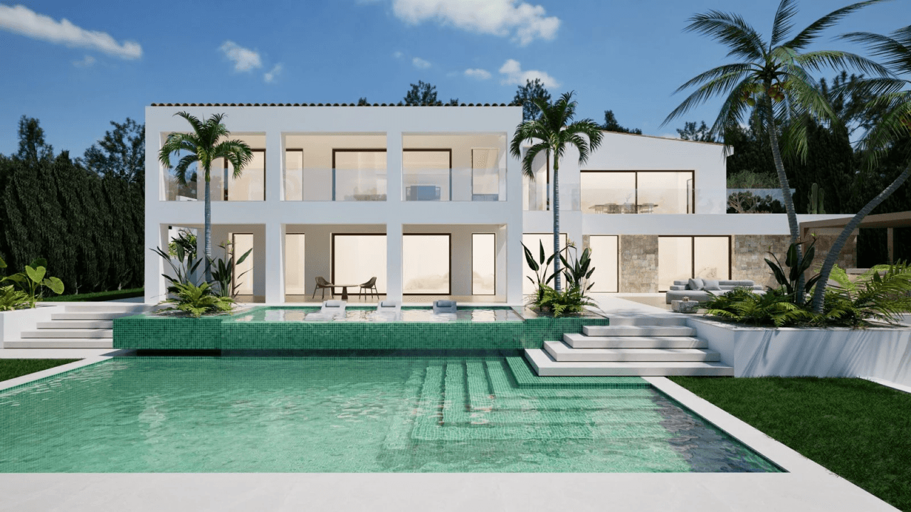 Luxury villa in Altea Golf Club with panoramic views
