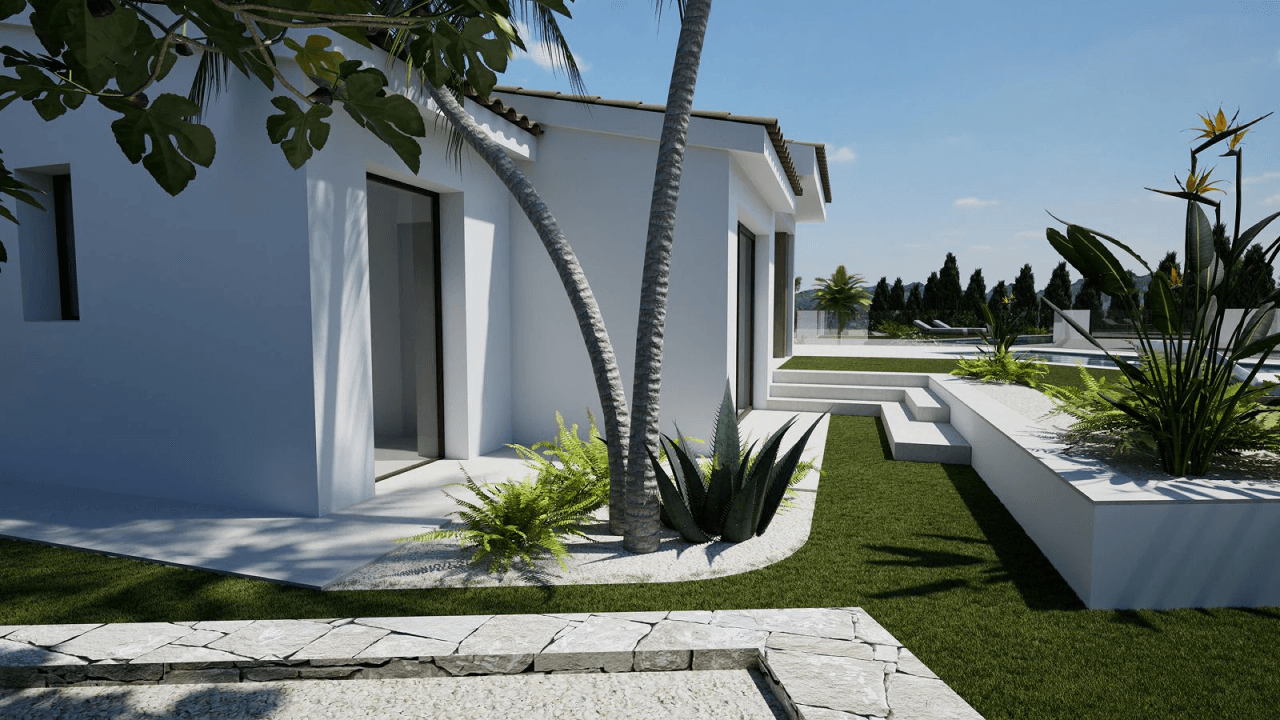 Elegant Villa with Guest Apartment by the Golf Course