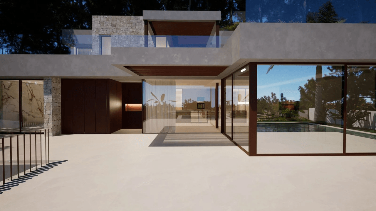 Modern luxury villa with panoramic sea views in exclusive Altea Hills