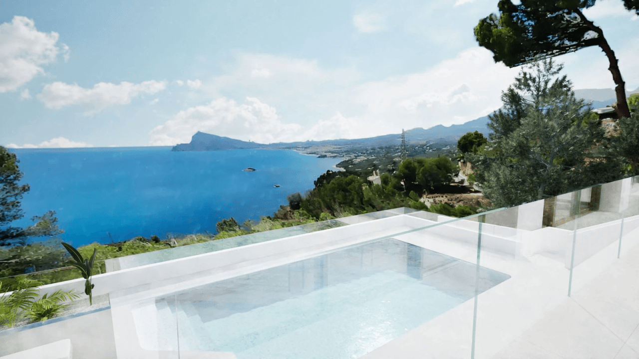 Renovated Front Villa in Altea Hills with Panoramic Sea Views