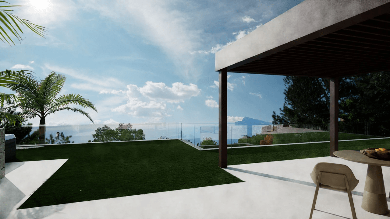 Modern luxury villa with panoramic sea views in exclusive Altea Hills