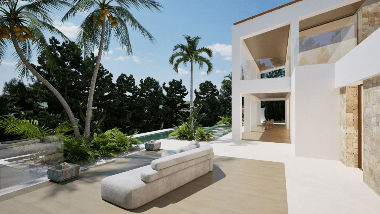Luxury villa in Altea Golf Club with panoramic views